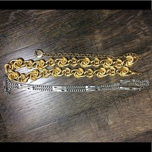 St. John adjustable metal belts (set)